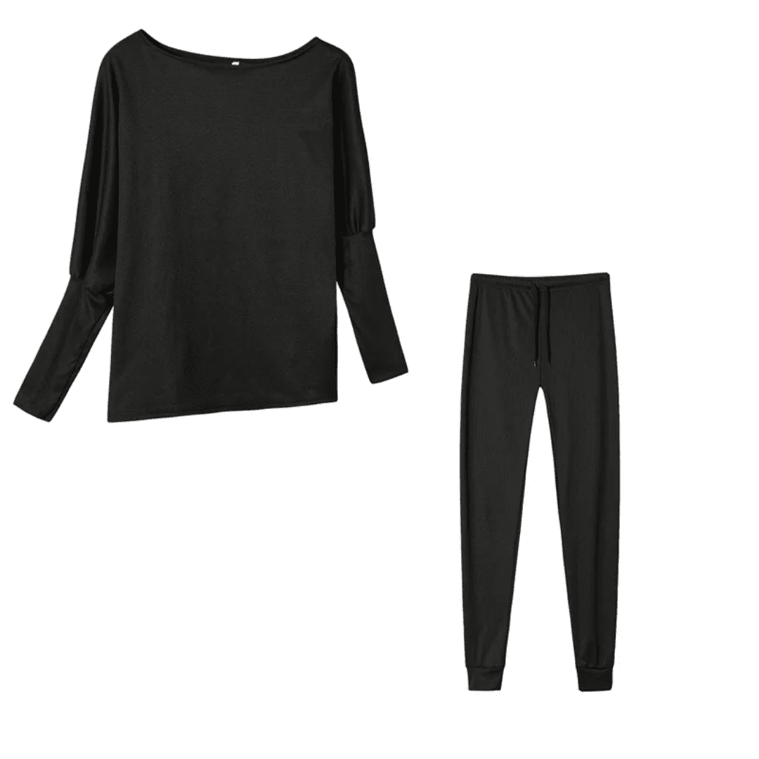 Conjunto Moletom Hoodies - Paris Preto