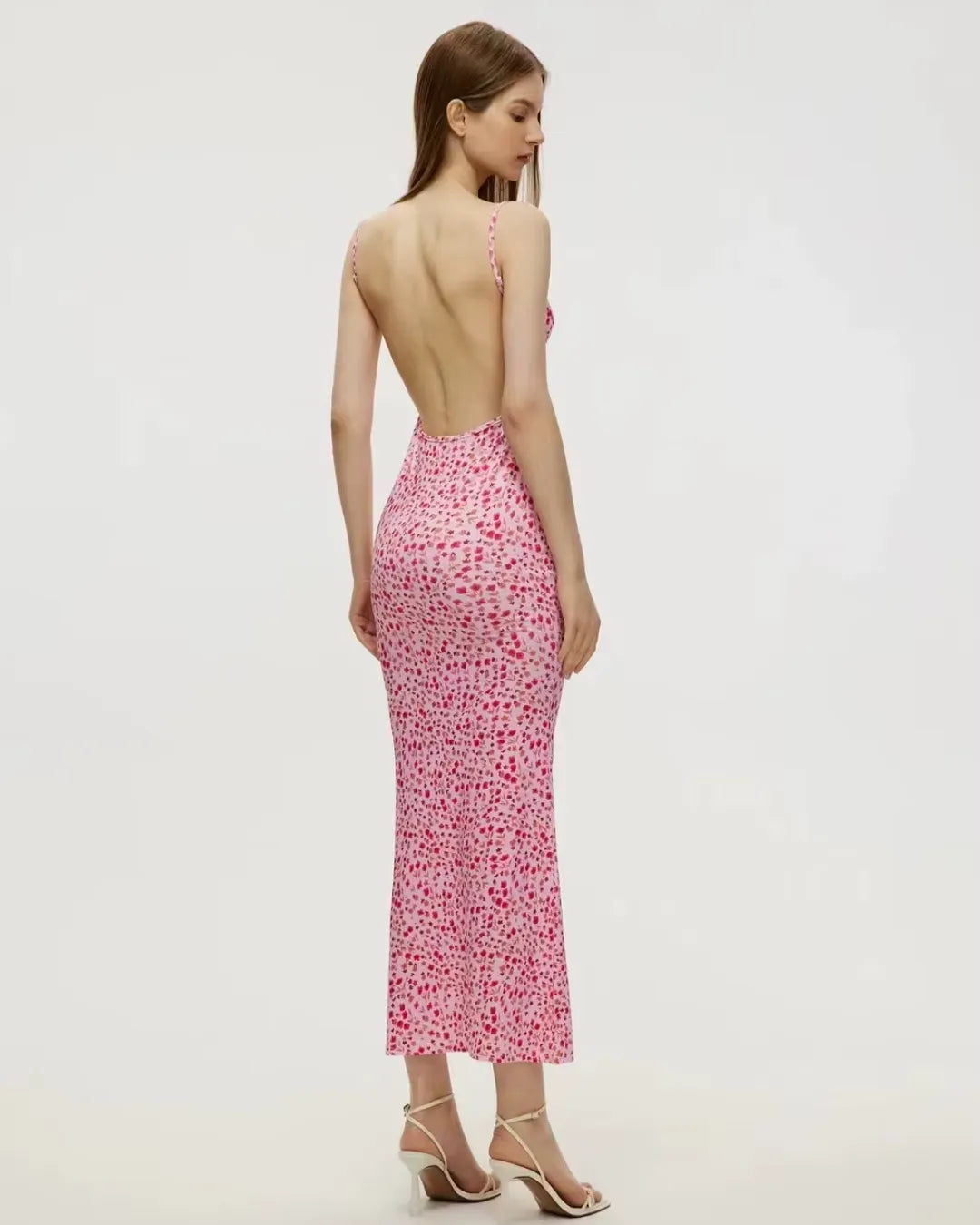 Vestido Verão Flora Alças Finas
