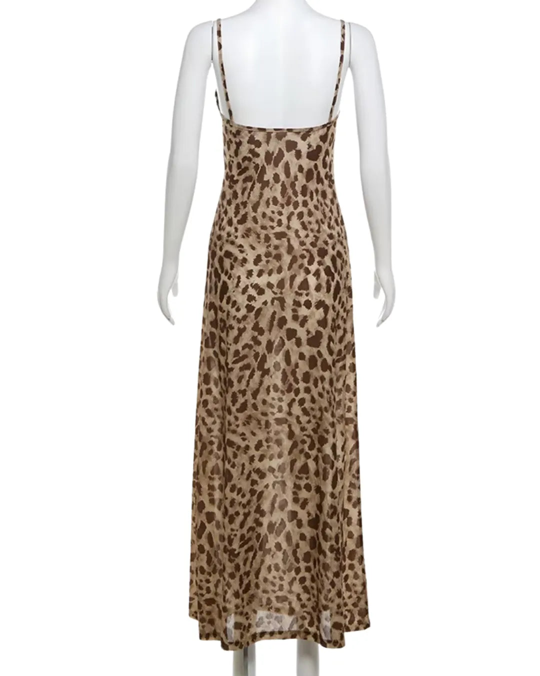 Vestido Longo Leopardo