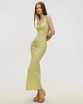 Vestido Verão Flora Alças Finas