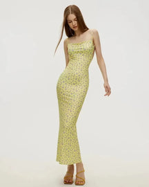 Vestido Verão Flora Alças Finas