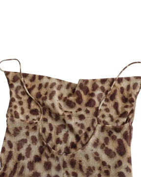 Vestido Longo Leopardo
