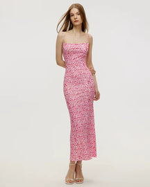 Vestido Verão Flora Alças Finas
