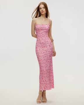 Vestido Verão Flora Alças Finas
